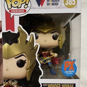 Funko Pop! DC Comics Death Metal Wonder Woman 385 PX Exclusive New Vinyl Figure